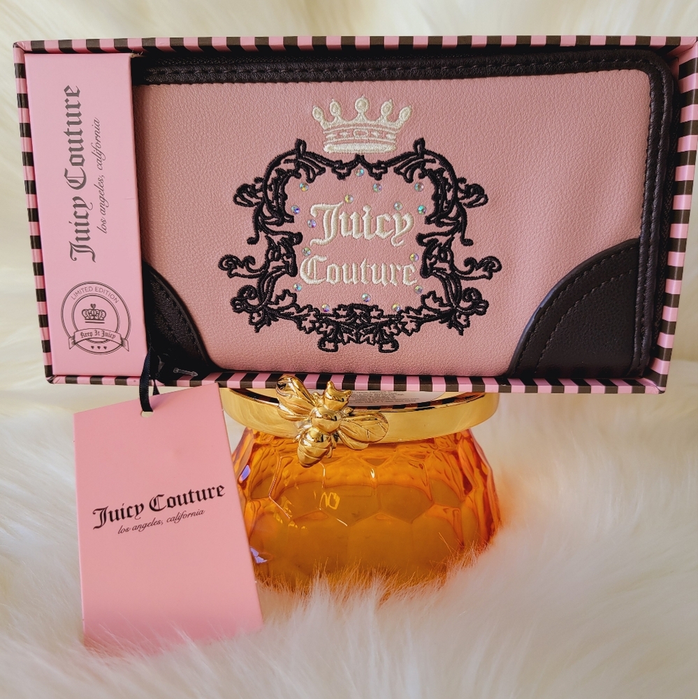 🩷🩷JUICY COUTURE DUSTY BLUSH HERITAGE LARGE WALLET🩷🩷